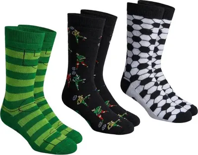 Produktbild von Stoppersocken Kinder | Fußball 3er Pack | mit Antirutsch-Sohle, Größe:23-26