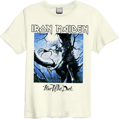 Produktbild von Amplified - "Fear Of The Dark" T-Shirt für Herren/Damen Uni GD1668 (M) (Weiß)