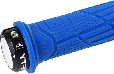 Productafbeelding van Famanu Mountainbike handvatten, comfortabele vergrendelingsmechanisme - antislip MTB handvatten, blauw