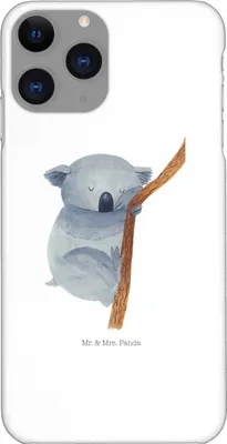 Produktbild von Mr. & Mrs. Panda Iphone 11 Pro Handyhülle Koalabär - Weiß - Geschenk, Koala, Handy Case, Lustige Sprüche, Premium Kunststoff, schlafen, Traum, Bär, Schlafzimmer