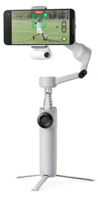 Immagine prodotto di Insta360 Flow 2 AI Tracker Bundle Stabilizzatore per fotocamera per smartphone Grigio chiaro
