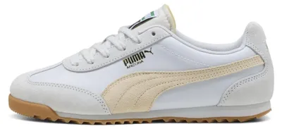Produktbild von Puma Arizona Damen Halbschuhe in Beige Weiß aus Naturleder und Kunststoff