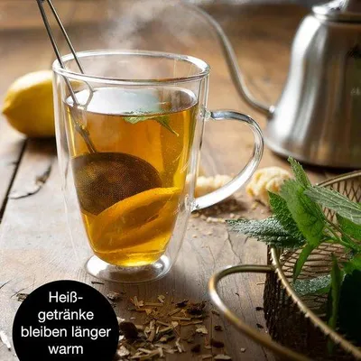 Produktbild von Famanu Teeglas-Set – Doppelwandig – 2 Stück –