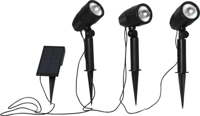 Produktbild von Star Trading 482-33, Spot-Beleuchtung, Schwarz, Baumbeleuchtung, 2 m, LED, 3 Glühbirne(n)