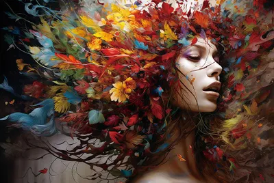 Produktbild von ArtUniverse Glasbild Flower Dream 80 x 120 cm