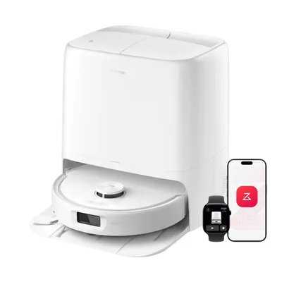 Produktbild von roborock Qrevo 2 Pro Saugroboter mit Wischfunktion, 25.000 Pa Saugkraft, Anti-Tangle-System, 75°C Heißwasser-Moppwäsche, FlexiArm-Kantenwischsystem