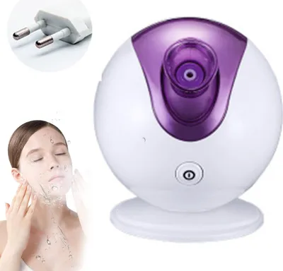 Produktbild von Gesichtsdampfer,Professional Nano Ionic Gesicht Feuchtigkeits Befeuchter Dampfgerät für Porenreiniger Gerät Gesichtspflege Gesicht SPA Fast Steam Sprayer(Violett)
