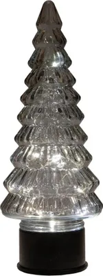 Productafbeelding van Boompje glas LED 35x13 cm grijs Anna's Collection
