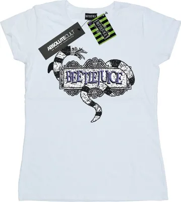 Obrázek produktu pro Beetlejuice - dámské tričko BI12101 (M) (Bílá)