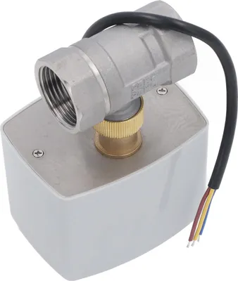 Obrázek produktu pro Motorizovaný kulový ventil z nerezové oceli, elektrický pohon, 3cestné ovládání, 2 přípojky, DN25, 2, AC220V