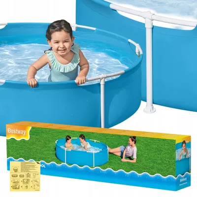 Produktbild von Bestway Stahlrahmen-Pool für Kinder, 152x38cm