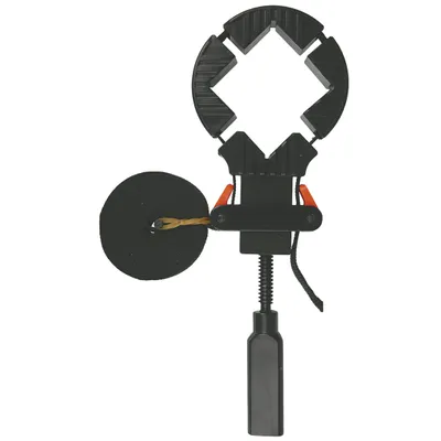 Produktbild von Einhand-Rahmenspanner 4 Meter Band-Spannschloss mit 4 Ecken, verstellbar, Band Compression 4000x25x1 mm, Kunststoffpads zum Verkleben von Rahmen