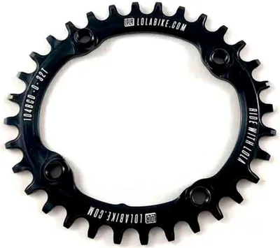 Produktbild von Lola 104 Bcd Ovales Kettenblatt Schwarz 34t Schwarz 34t