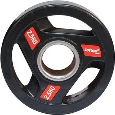 Produktbild von Softee Hantelscheibe 2.5kg Schwarz 2.5 kg Schwarz 2.5 kg