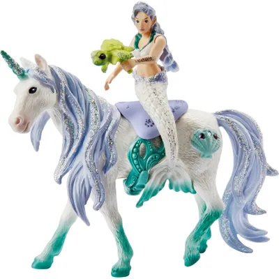 Immagine prodotto di Schleich 42509 Sirena su unicorno marino