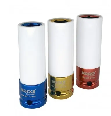 Produktbild von ROOKS Kraft-Stecknuss-Satz OK-01.5600 Chrom-Molybdänstahl