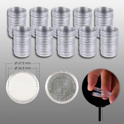 Produktbild von Prophila Collection 100 Münzkapseln Innendurchmesser 32,5 mm