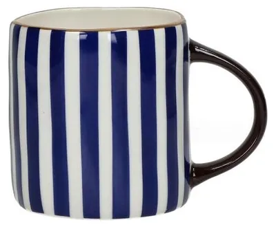 Produktbild von Pomax Anafi Tasse aus Porzellan, Blau, L 12 x B 8,5 x H 9 cm