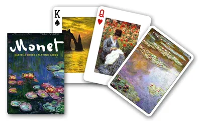 Produktbild von Piatnik 1489 - Monet Kartenspiel 55 Blatt