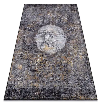 Imagen del producto de Alfombra lavable MIRO 51453.805 Rosetón, vintage antideslizante - gris 120x170 cm