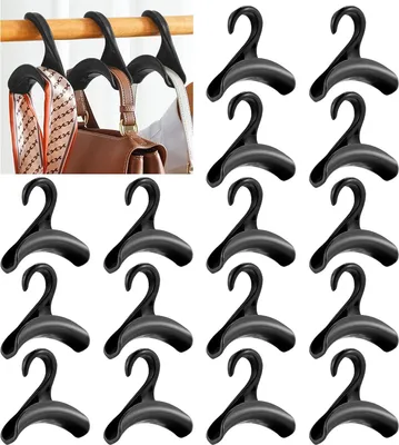 Produktbild von Famanu Handtaschenhalter - 16 Stück - Schwarz