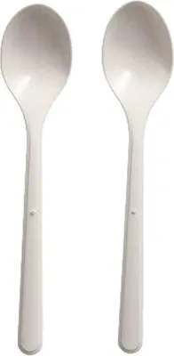 Produktbild von PAPSTAR Mehrweg-Kaffeelöffel Länge: 130 mm weiß 50 Stück