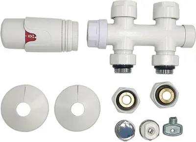 Obrázek produktu pro Rovný termostatický ventil ROTHEIGNER 1/2" bílý