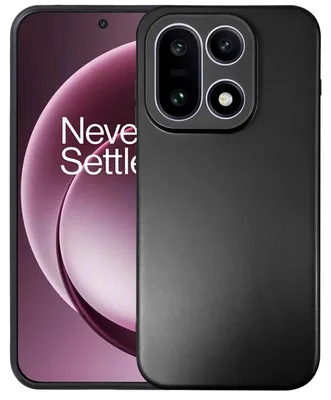 Produktbild von Mobigear Basics Schutzhülle für OnePlus 15 – Flexible TPU-Hülle, Rückseite – Schwarz