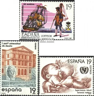 Produktbild von Briefmarken Spanien 1987 Mi 2764,2765,2766 (kompl.Ausg.) postfrisch Sondermarken