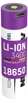 Produktbild von ANSMANN Li-Ion Akku 3.6V mit USB-C Port und Safetyboard, min. 3250 mAh