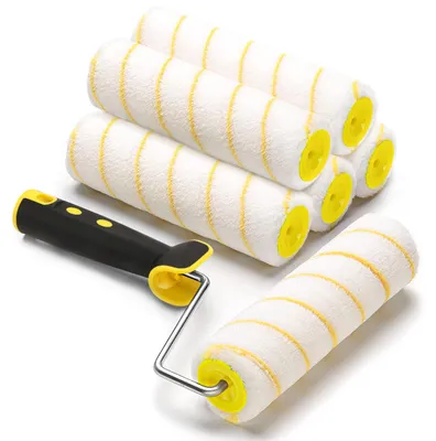 Productafbeelding van Professionele Verfrollerset 6 Delen met 18 cm Rollers