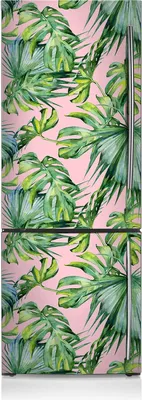 Produktbild von Kühlschrankmagne Kühlschrank Aufkleber Magnetfolie Dekoration 60x180 cm - Botanische Kunst
