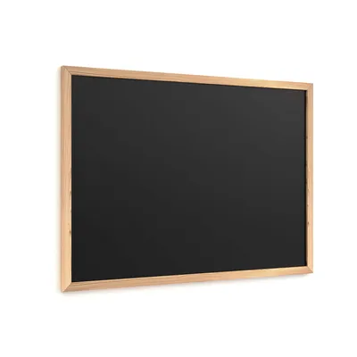 Immagine prodotto di Lavagna nera da gesso 70x50 cm con cornice in legno ECO