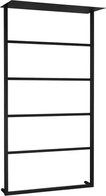 Obrázok produktu pre SKA nástenný držiak na uteráky s policou 604x1184x252mm, matná čierna