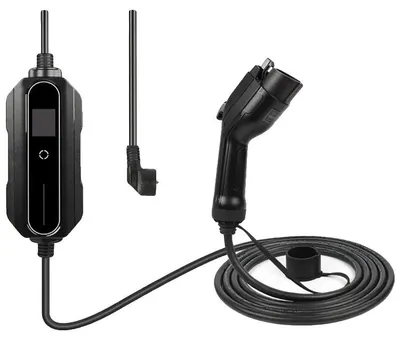 Image de Chargeur pour véhicule électrique, avec réglage du courant, compatible avec les types 1 et 2, câble de 5 mètres (type 1)