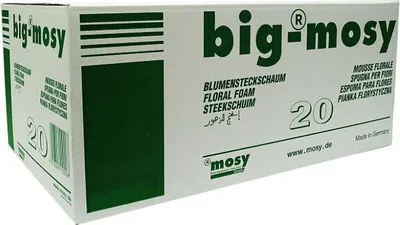 Produktbild von Mini - Steckschaum-Ziegel, II Wahl, 20 Stück, Steckmasse, Steckschwamm, Steckmoos