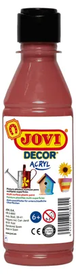 Produktbild von Jovi DECOR ACRYL Mehrzweckfarben 250 ml Flasche, braun