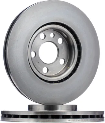 Produktbild von 2x DELPHI Bremsscheibe BG3740 für FIAT Ulysse (179_) Scudo Kastenwagen (220_)