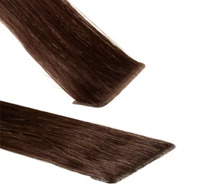 Image de hair2heart Invisible Tape Extensions Human Hair Premium - 10 pásků 50cm 6/3 dark blonde gold
