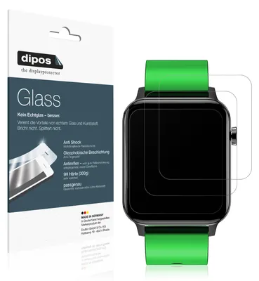 Obrázok produktu pre 2x ochranná fólia pre Judneer 1,4" smartwatch matná - anti-shock 9H fólia dipos Glass plastové sklo