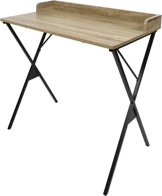 Imagen del producto de HowHomely | Escritorio clásico de roble - 80 cm - Beige