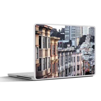 Produktbild von MuchoWow® Laptop Aufkleber Sticker Cover San Francisco - Architektur - Makro 30x21 cm - Sticker für Laptop - Selbstklebend