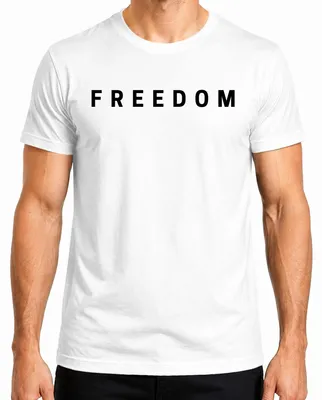 Obrázek produktu pro Freedom Charlie Kirk RIP Conservative Republican Turning Point Pánské tričko, White, L
