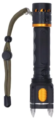 Produktbild von Wiederaufladbare LED-Taschenlampe zur Selbstverteidigung, superheller Notfall für Outdoor-Camping-Abenteuer
