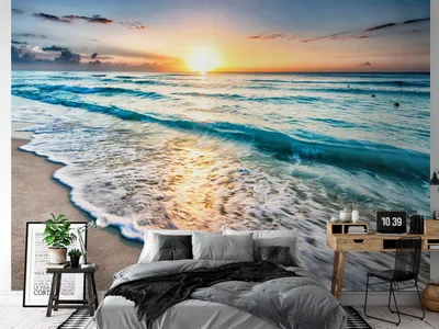 Produktbild von Vlies Fototapete 400x280 cm Tapeten Wandtapete XXL MEER LANDSCHAFT STRAND c-B-0552-a-a