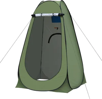 Produktbild von CLIPOP Pop up Duschzelt, Campingzelt, mit Tragetasche für Outdoor, Camping, 120x120x190 cm, Grün