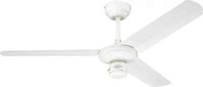 Image de Westinghouse Ventilateur de plafond avec chainette Industrial Blanc 122 cm