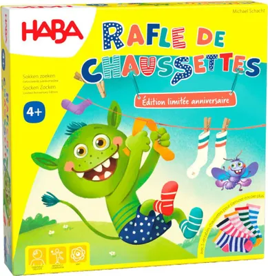 Immagine prodotto di Gioco di società Haba Rafle de chaussettes - Gioco di compleanno per bambini in edizione limitata