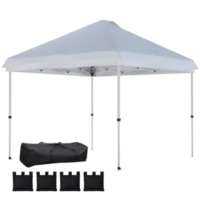 Produktbild von Pavillon 3 x 3 m Wasserdicht Stabil Winterfest Pop-up Faltpavillon, UV 50+ mit Tasche Sandsäcke