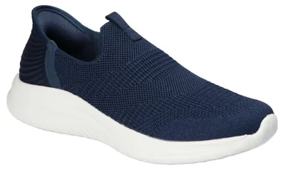 Produktbild von American Club WT277, Slip On Sneaker Memory Foam System, Easy Ins leichte Sportschuhe bequem, Marine 40